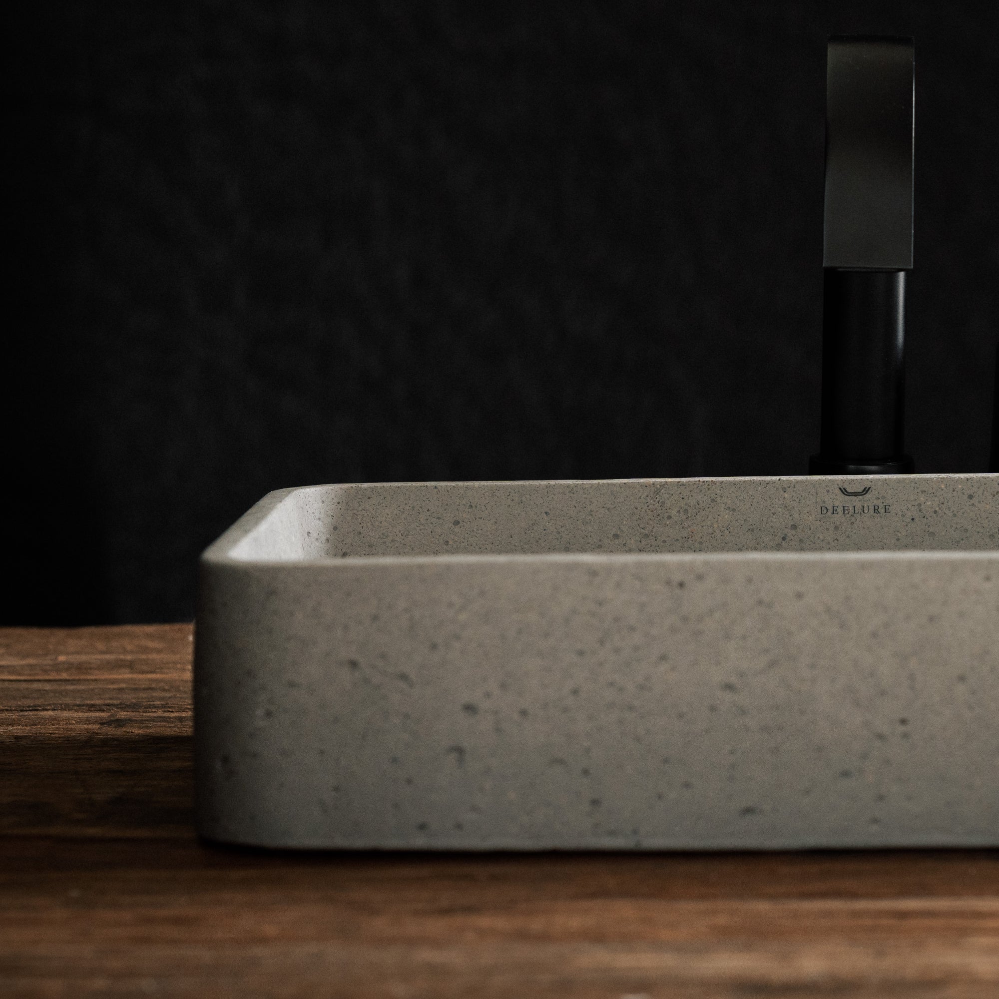 03-WB Curve Waschbecken grau