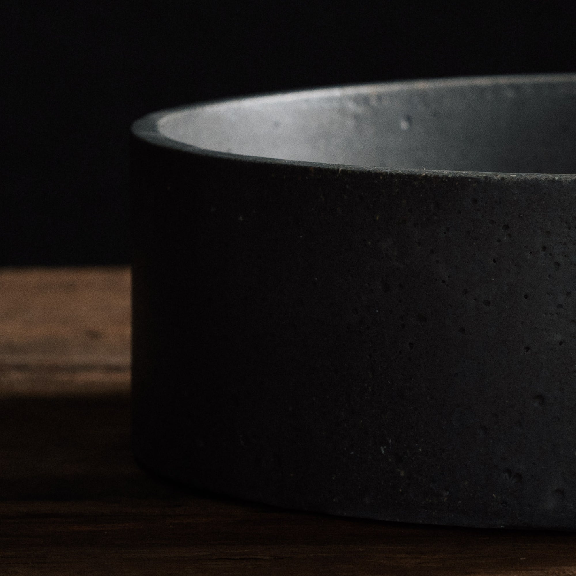 01-WB Round Waschbecken anthrazit