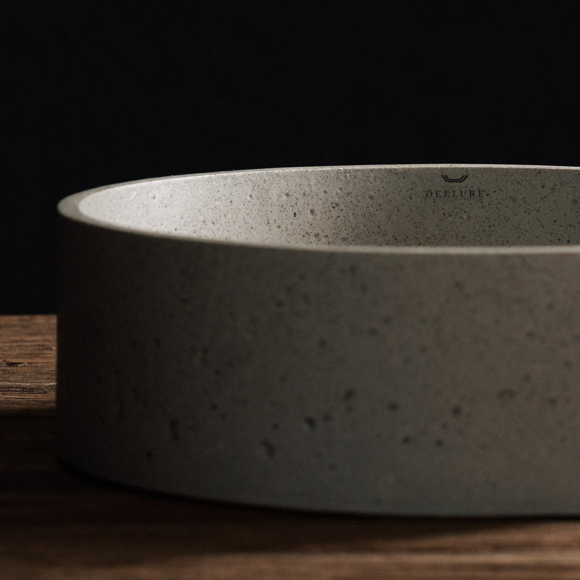 01-WB Round Waschbecken grau