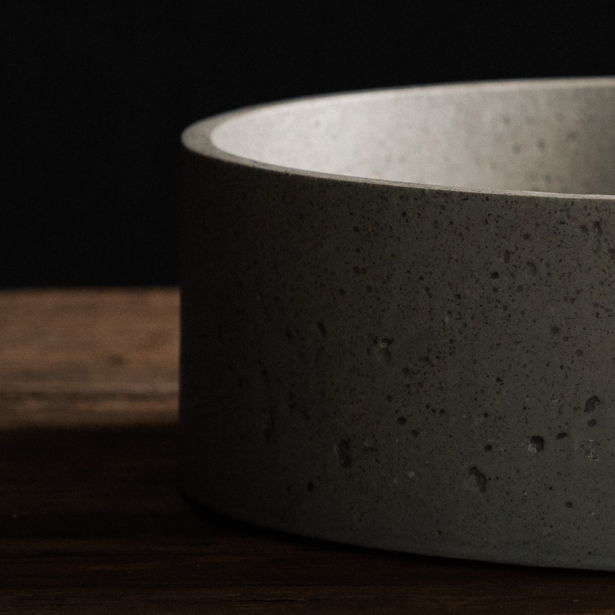 01-WB Round Waschbecken grau