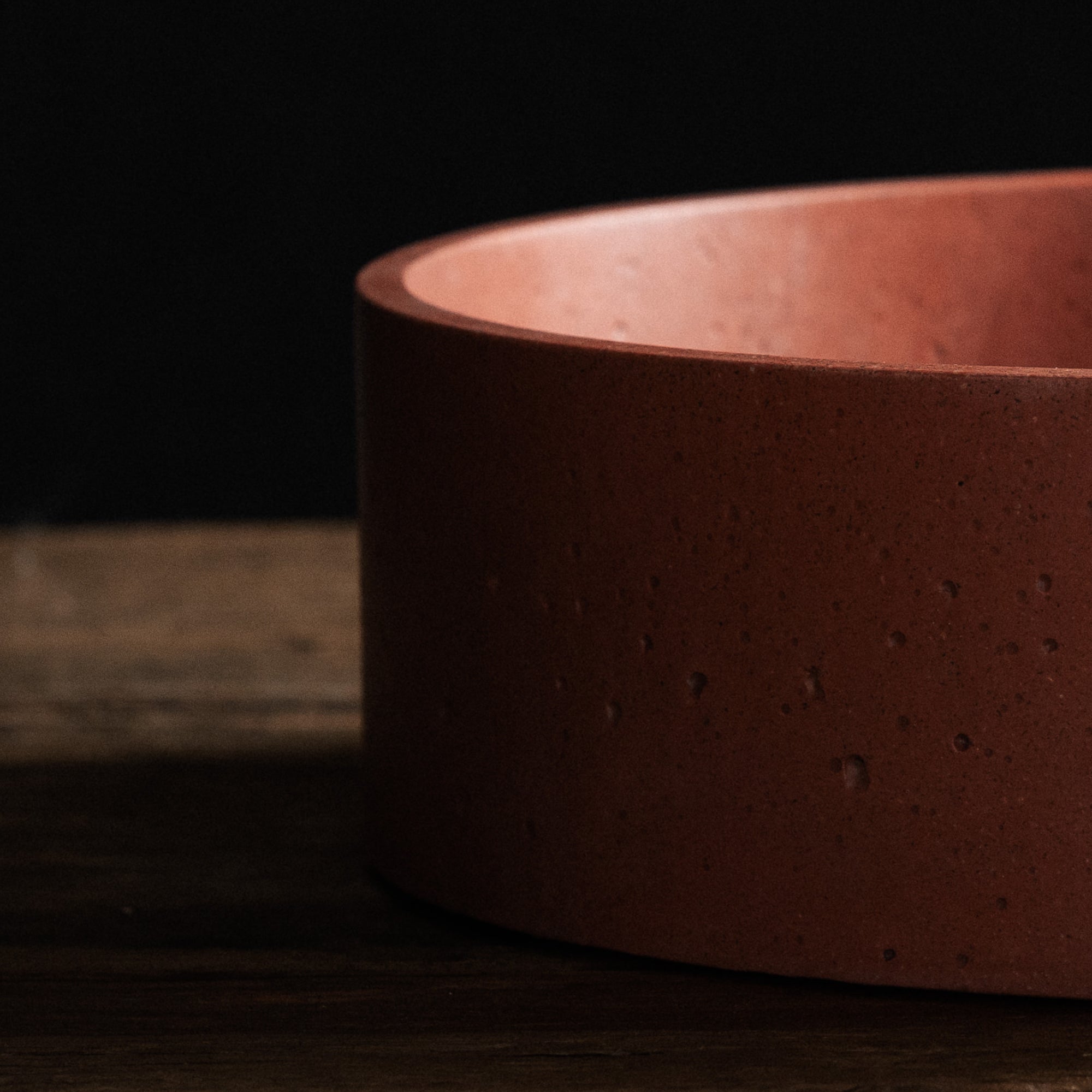 01-WB Round Waschbecken rot