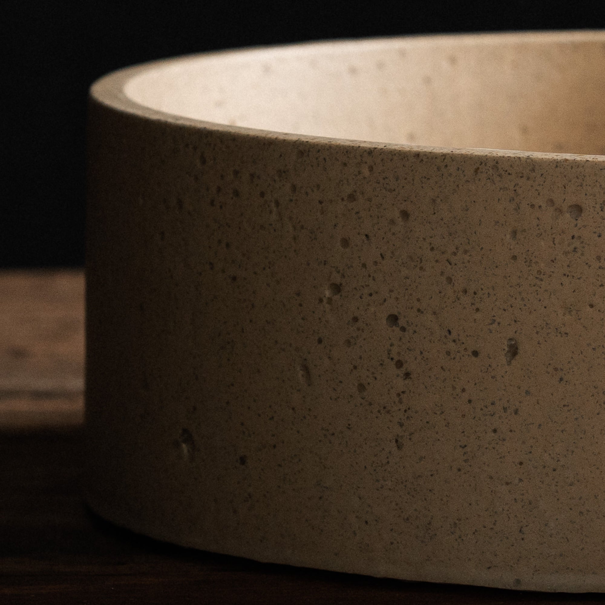 01-WB Round Waschbecken sand