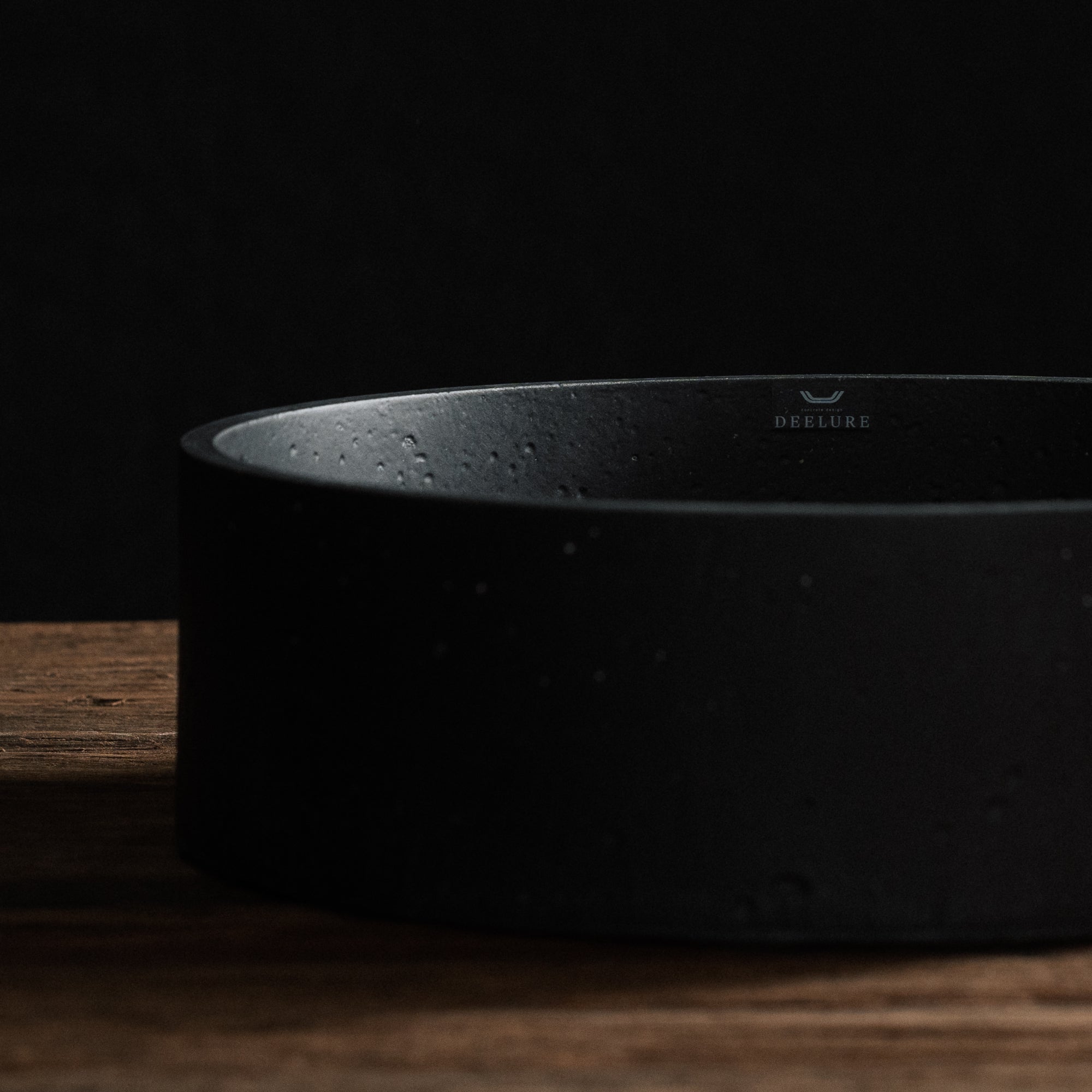 01-WB Round Waschbecken schwarz