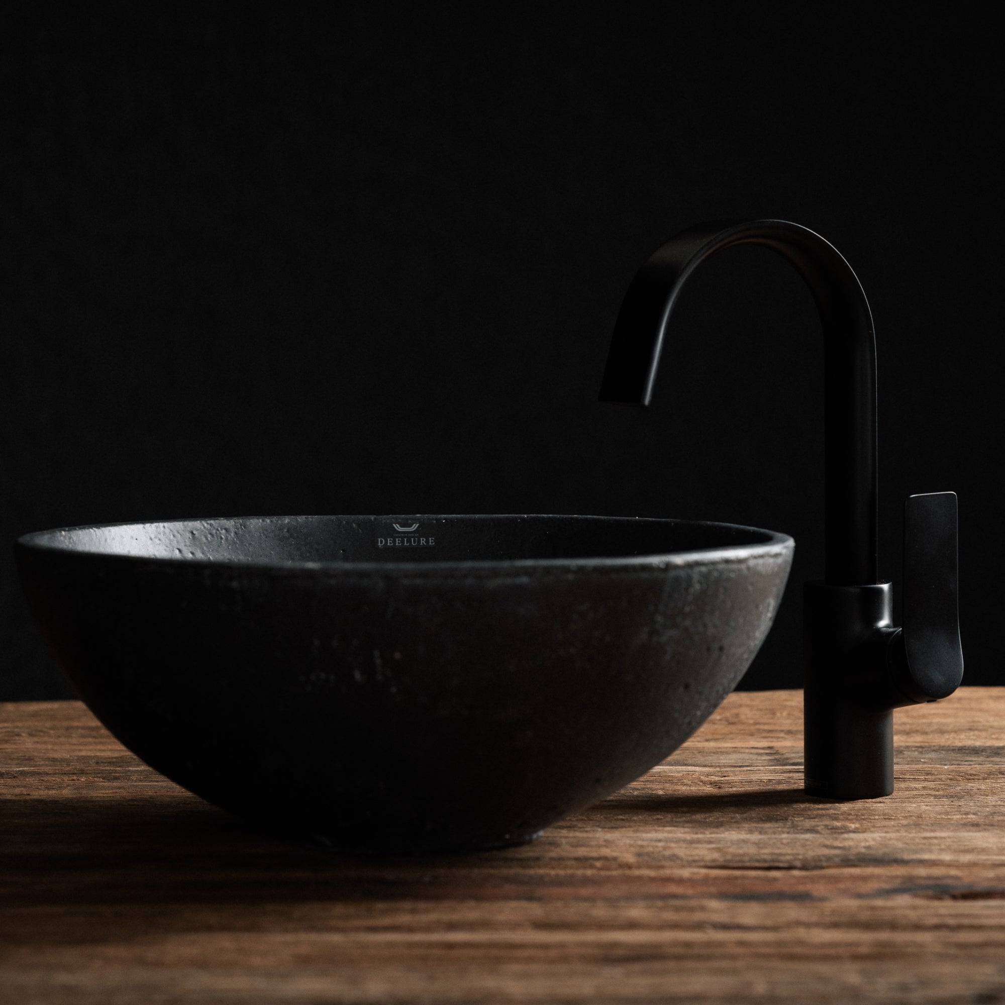 02-WB Circle Waschbecken schwarz