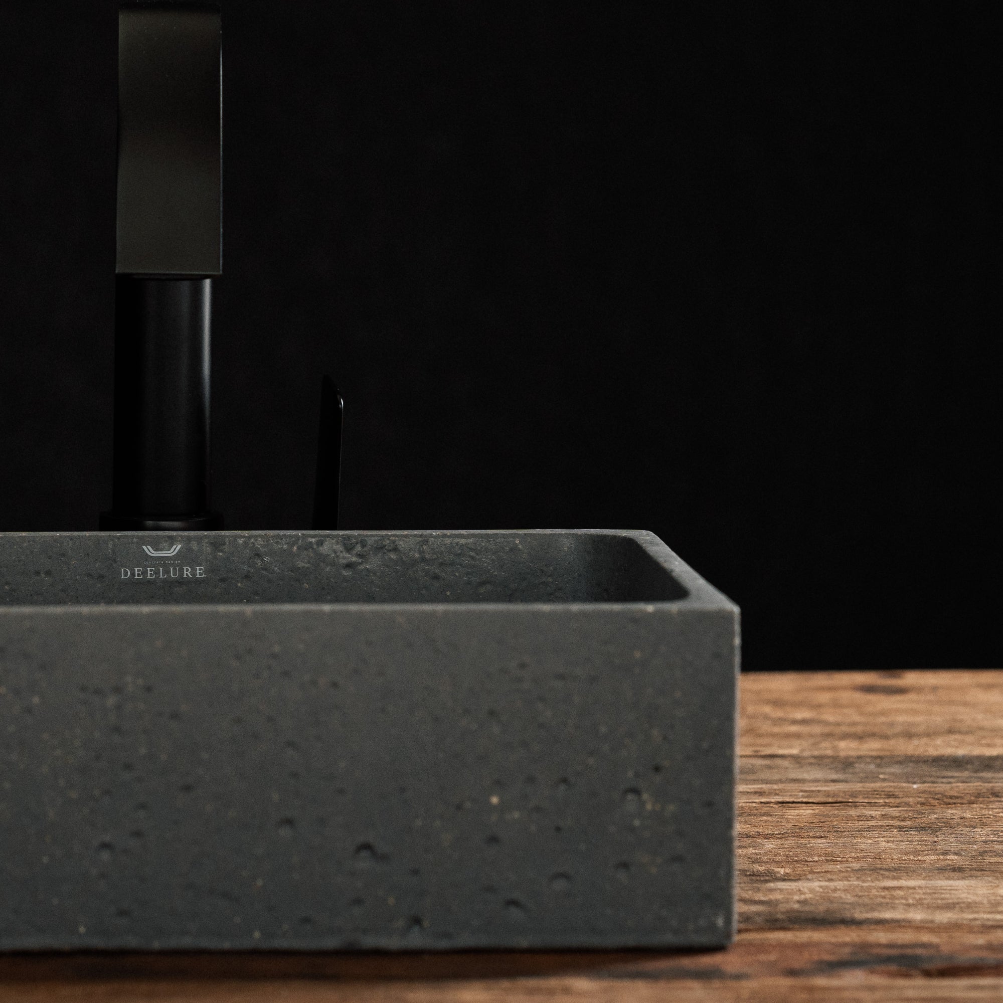 05-WB Square-light Waschbecken anthrazit