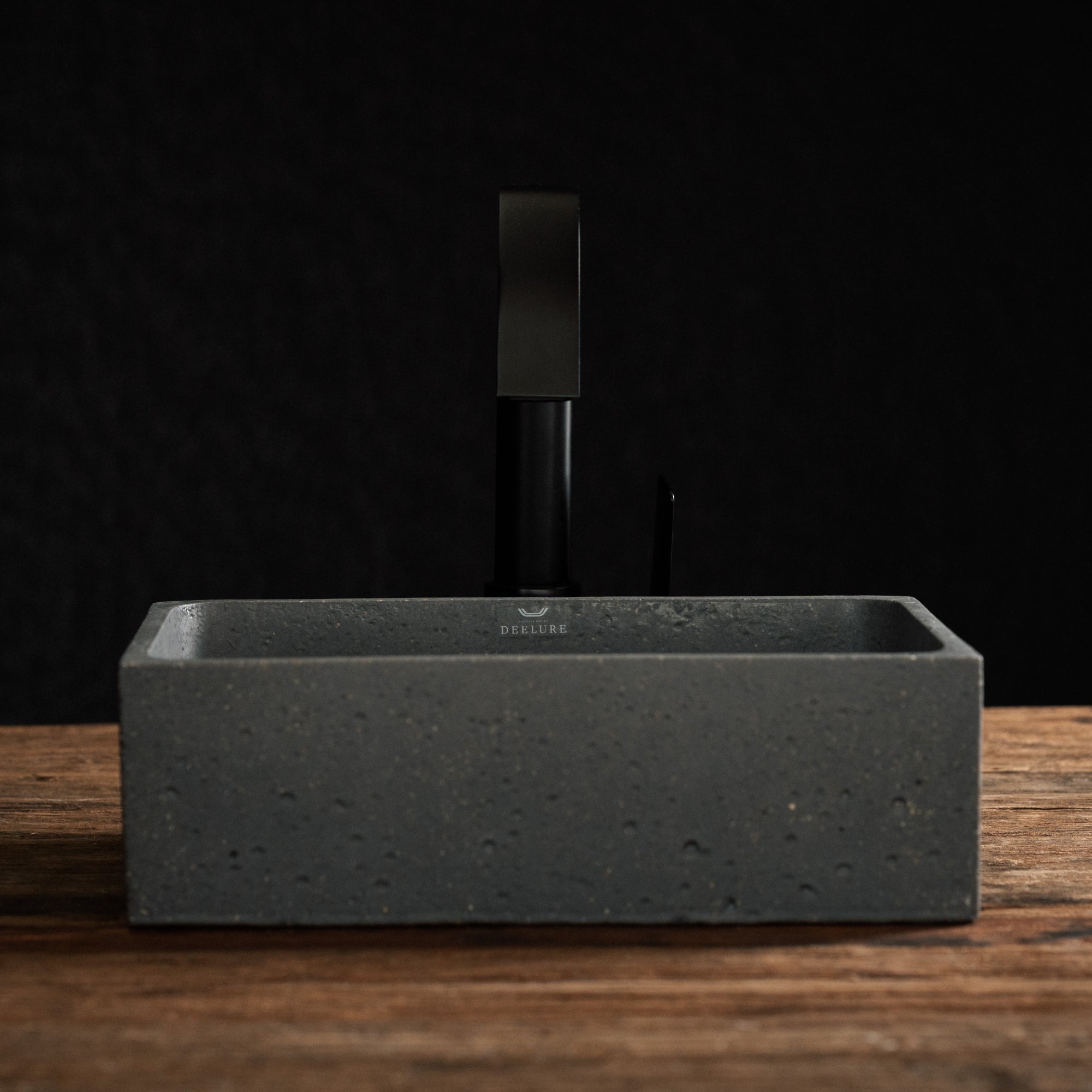 05-WB Square-light Waschbecken anthrazit