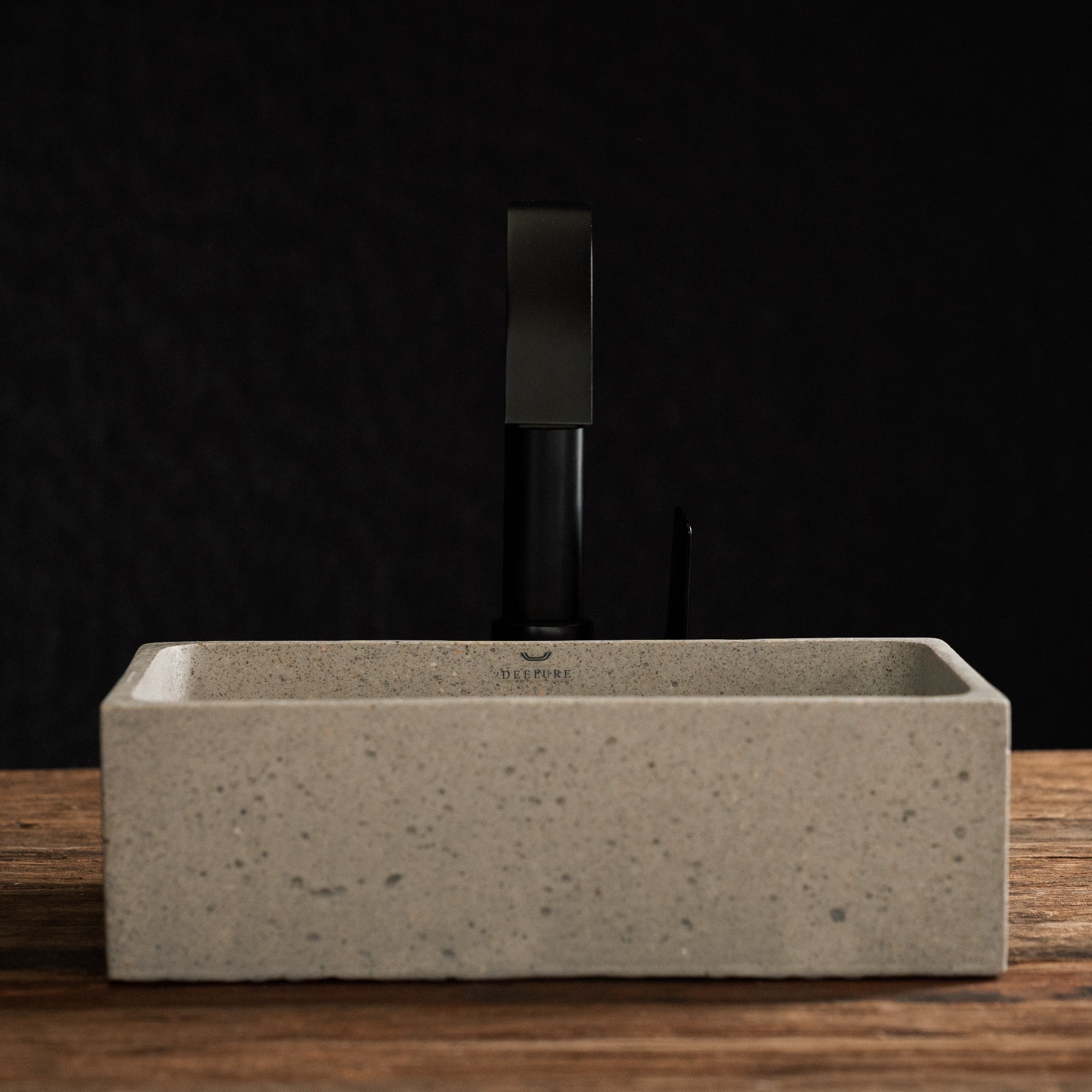 05-WB Square-light Waschbecken grau