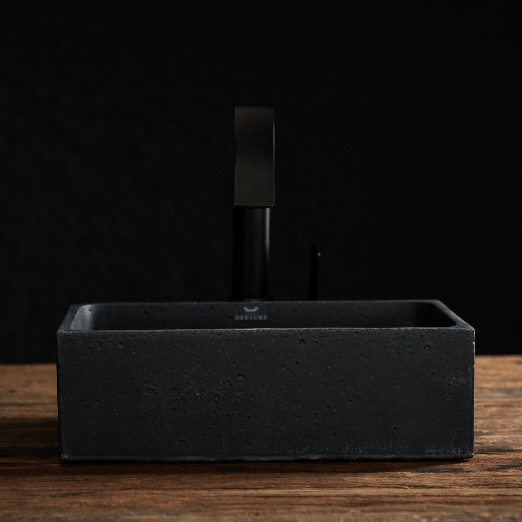 05-WB Square-light Waschbecken schwarz