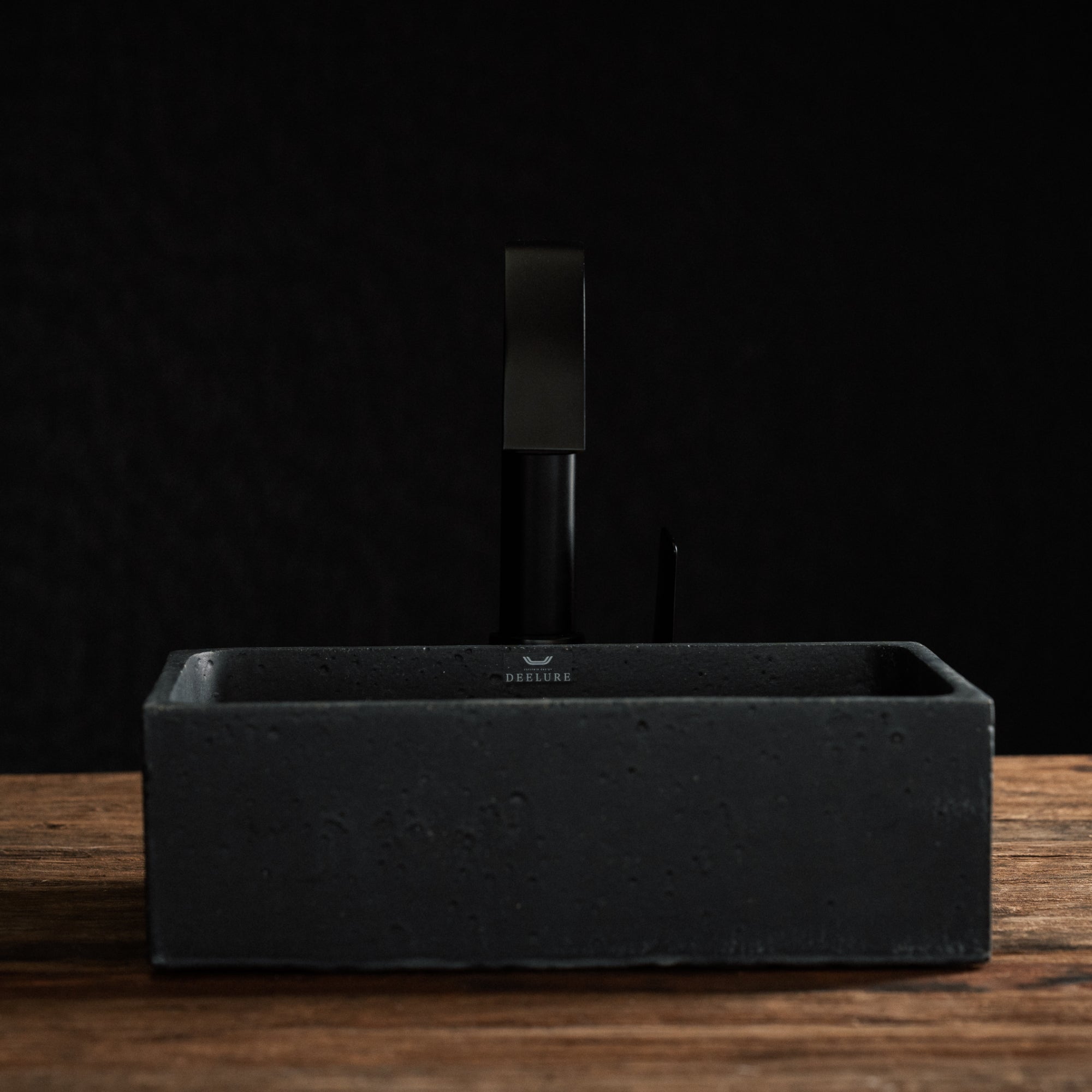 05-WB Square-light Waschbecken schwarz