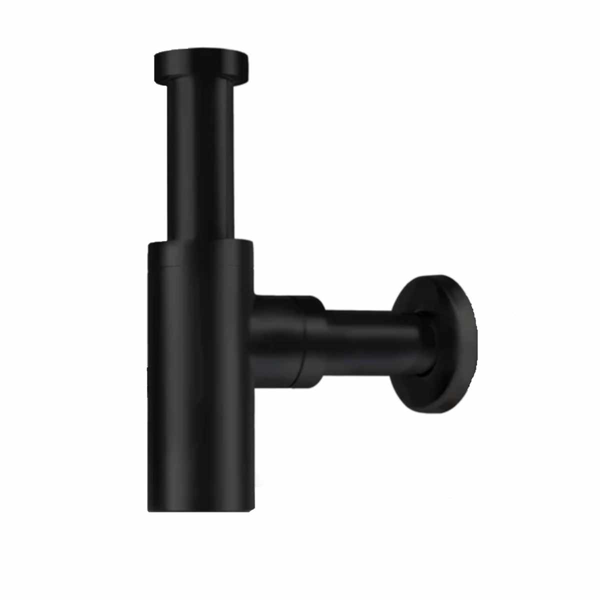 Design-Siphon in matt schwarz